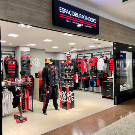 Logo da loja espaço rubro negro